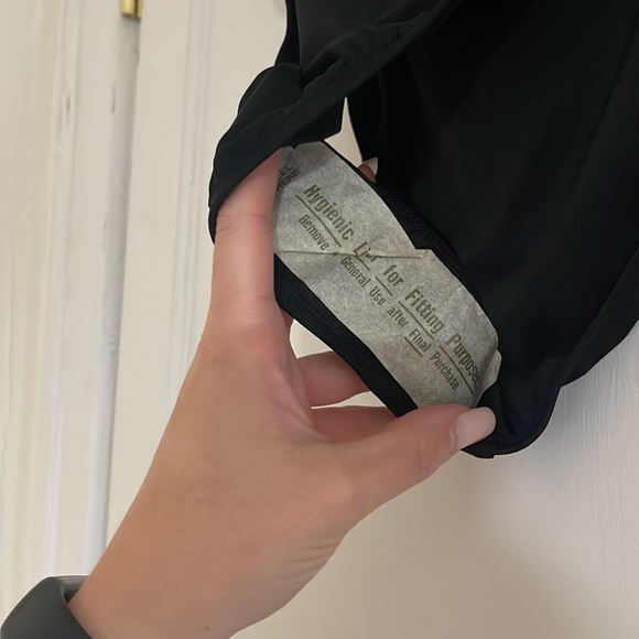 NWT Athleta High Leg Bikini Bottom in Black | Size Large - Picture 5 of 7